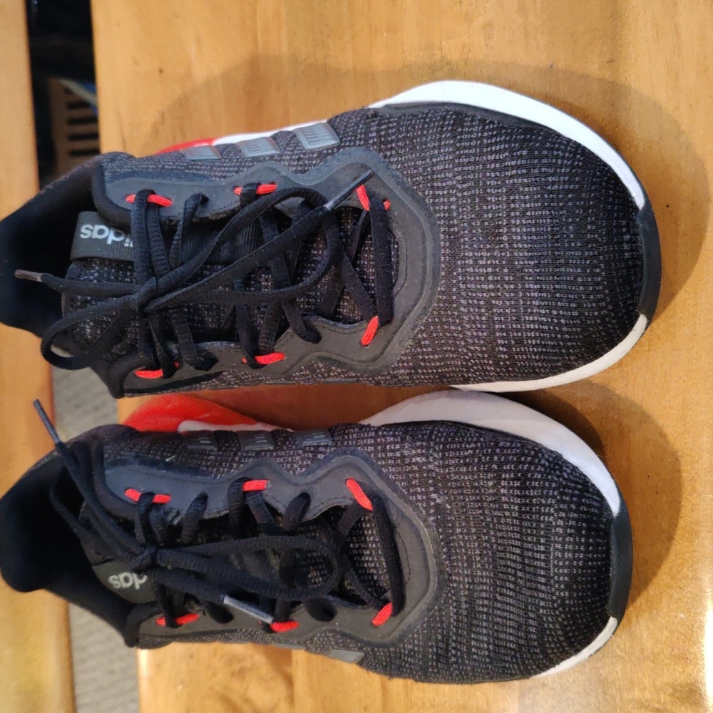 Adidas Kaptir Super Trail running shoes black orange white and gray size 9 - Picture 2 of 11